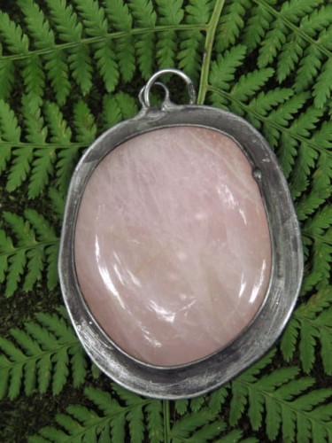 kwarc różowy * wisior