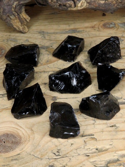 obsydian czarny Meksyk - szkliwo wulkaniczne