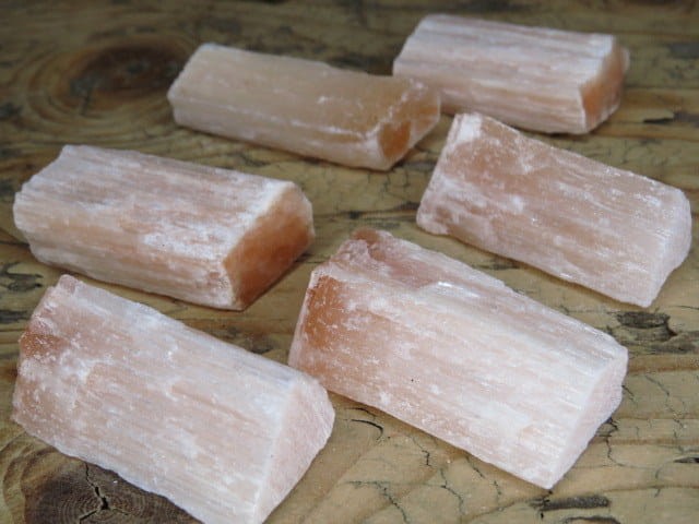 selenit pomarańczowy * Maroko - minerał - kamień