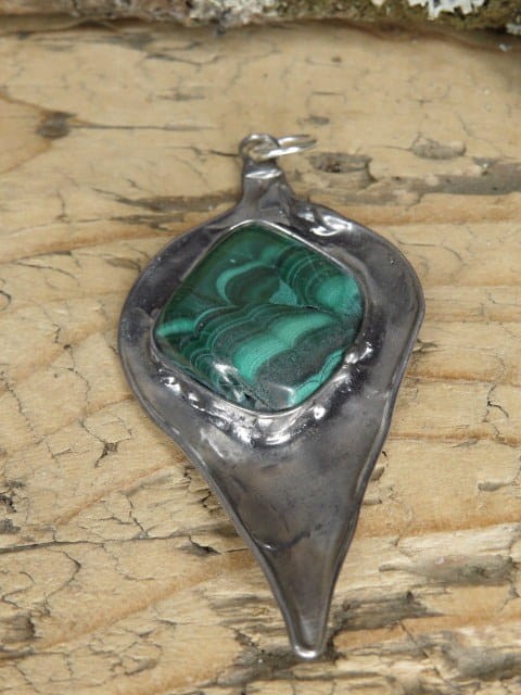 malachit * wisior, amulet