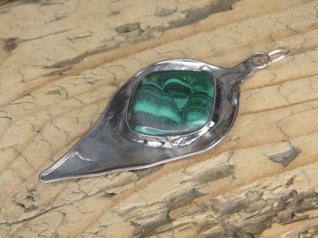 malachit * wisior, amulet