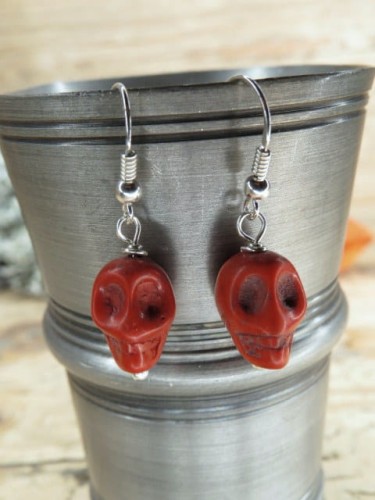 howlit czaszka * kolczyki