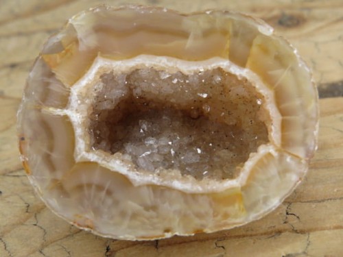 agat z geodą Brazylia