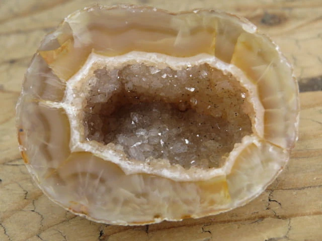 agat z geodą Brazylia