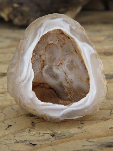 agat z geodą Brazylia