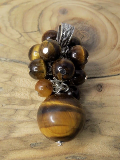  tygrysie oko - wisiorek - kolekcja Grapes 