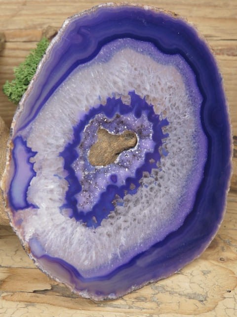 agat fioletowy - plaster