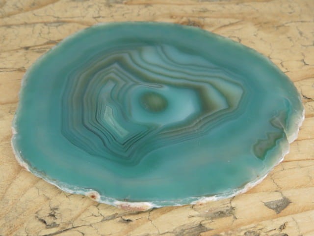 agat zielony - plaster