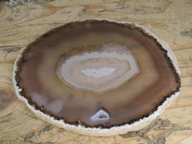 agat brązowy - plaster