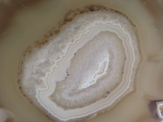 agat brązowy - plaster