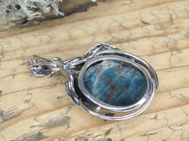 apatyt niebieski * wisior