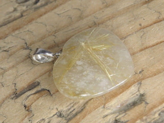 kwarc rutylowy * wisior serce