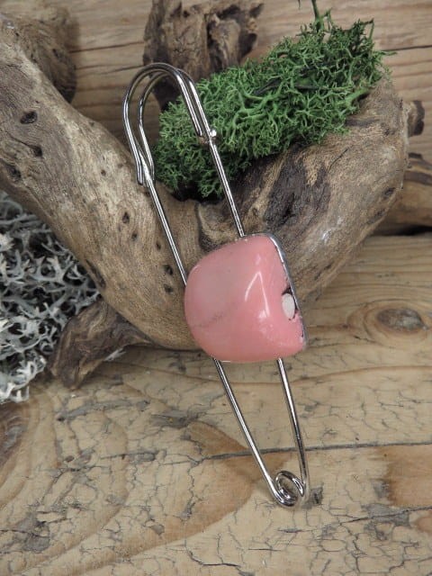 koral agrafka - broszka