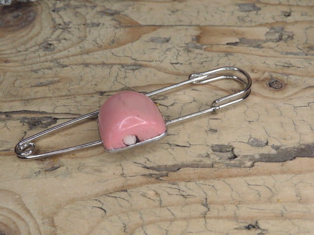 koral agrafka - broszka