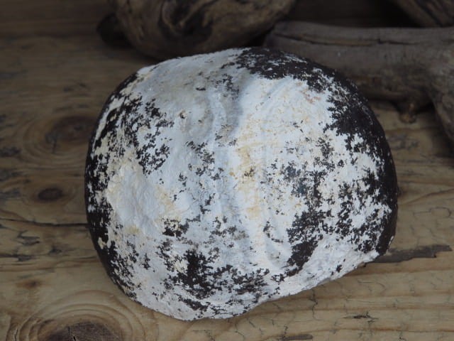 krzemień z geodą i kryształami kwarcu * konkrecja - buła * Polska