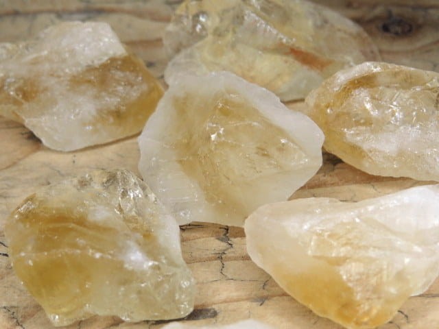 cytryn - kamień traktowany