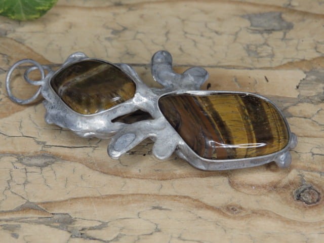 tygrysie oko * wisior anioł