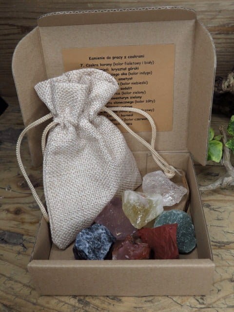 Kamienie surowe do pracy z czakram