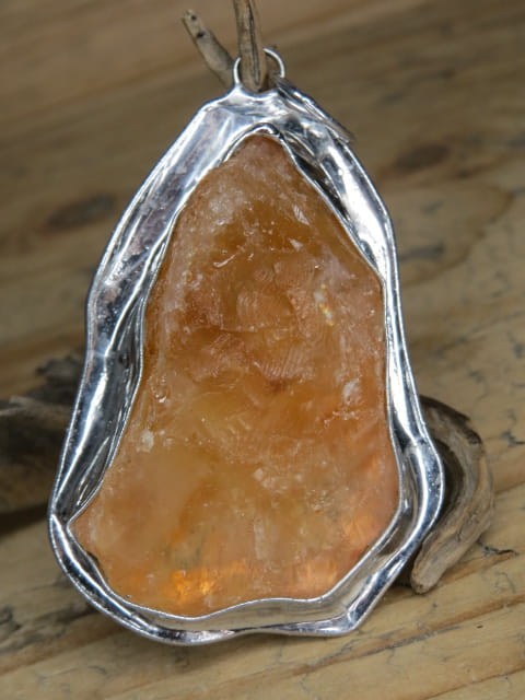 cytryn * wisior, amulet