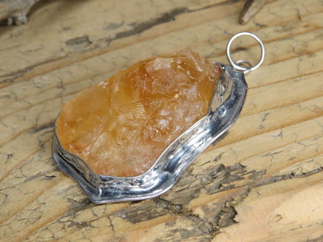 cytryn * wisior, amulet