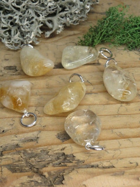 cytryn * wisiorek z cytrynu