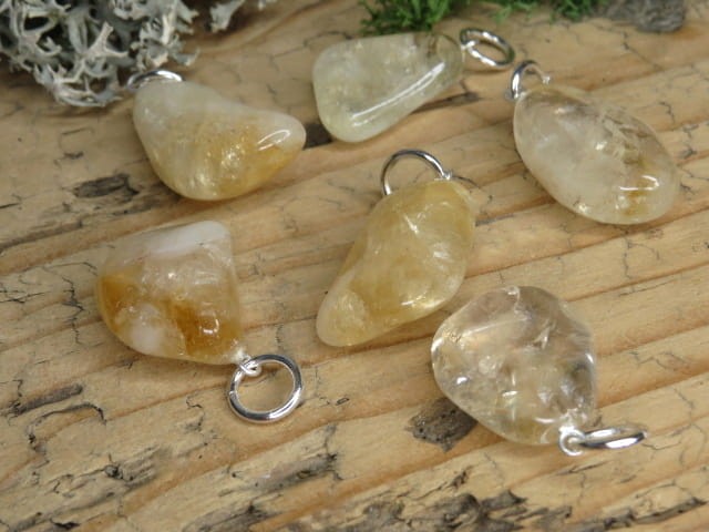 cytryn * wisiorek z cytrynu