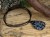 obsydian śnieżny * amulet ochronny na rzemieniu