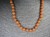 awenturyn pomarańczowy * naszyjnik * korale