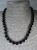 obsydian czarny * naszyjnik * korale