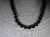 obsydian czarny * naszyjnik * korale