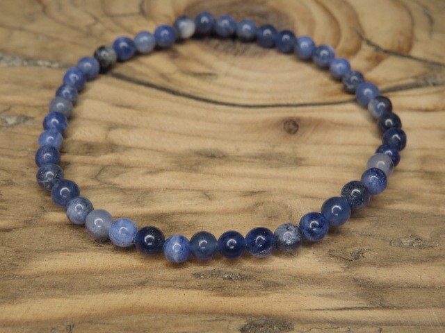 sodalit * bransoletka 4mm
