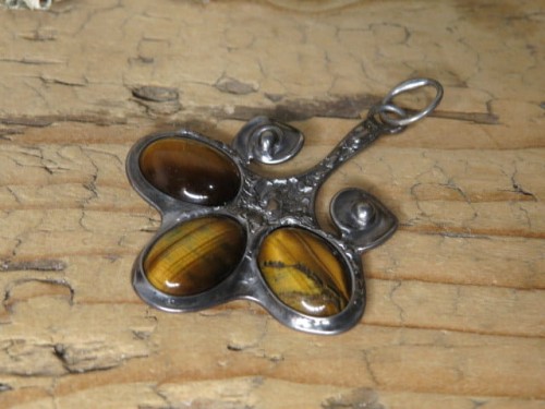 tygrysie oko * wisior artystyczny