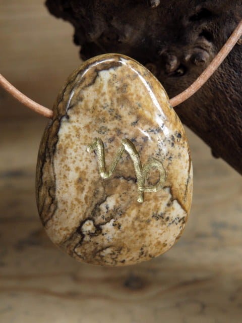 Koziorożec - znak zodiaku - jaspis Kalahari