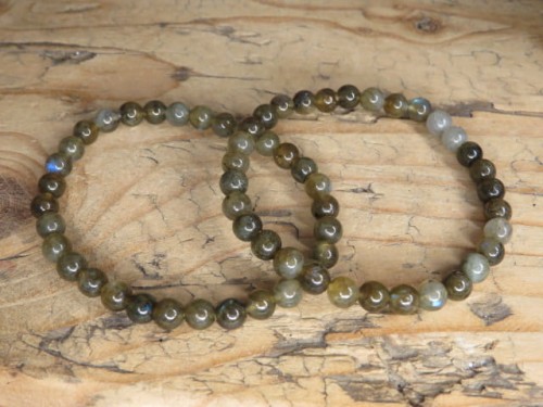 labradoryt * bransoletka 6mm