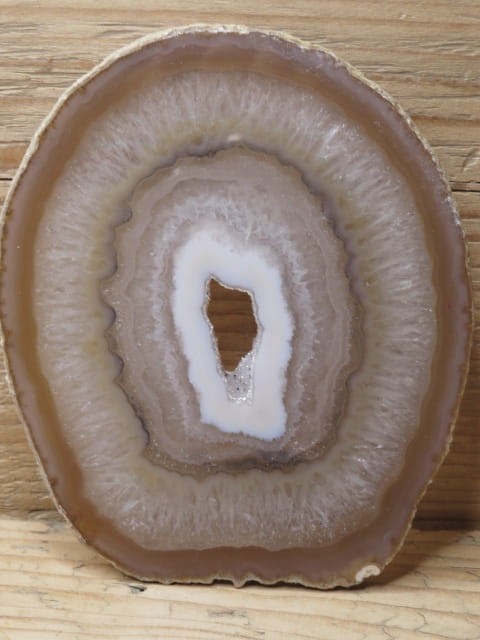 agat brązowy - plaster