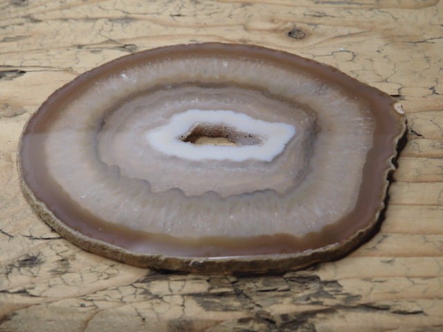 agat brązowy - plaster