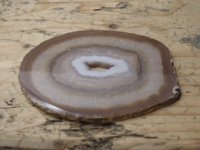 agat brązowy - plaster