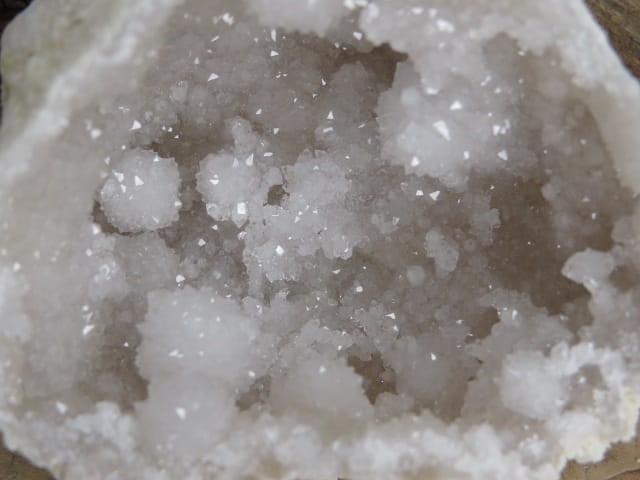 geoda kwarcowa * Maroko - cała z sercem geody