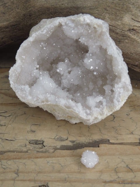 geoda kwarcowa * Maroko - cała z sercem geody