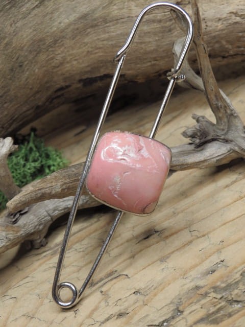 koral agrafka - broszka