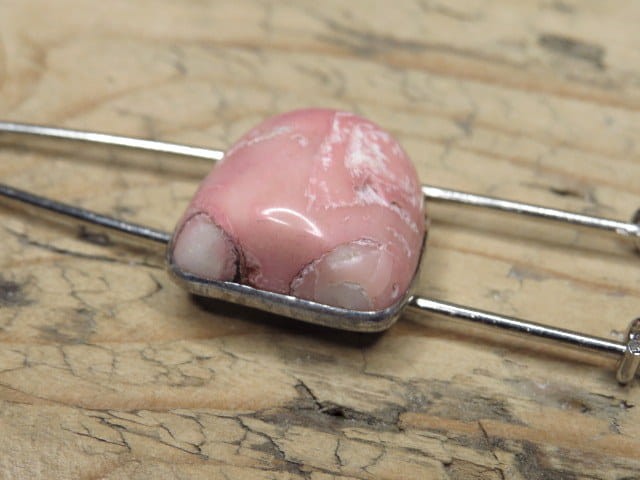 koral agrafka - broszka