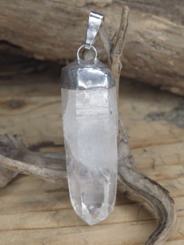 kryształ górski * wisior amulet ochronny