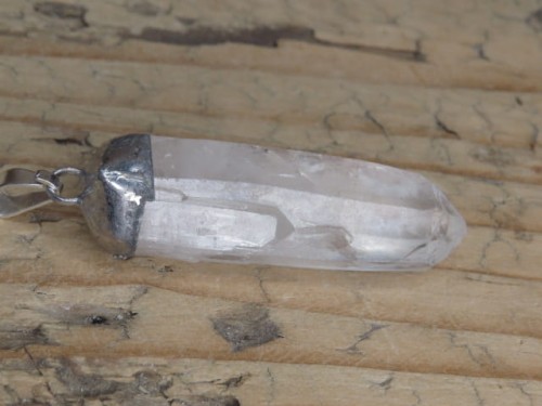 kryształ górski * wisior amulet ochronny