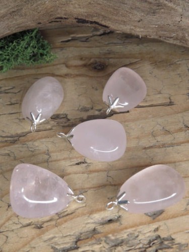 kwarc różowy * wisiorek