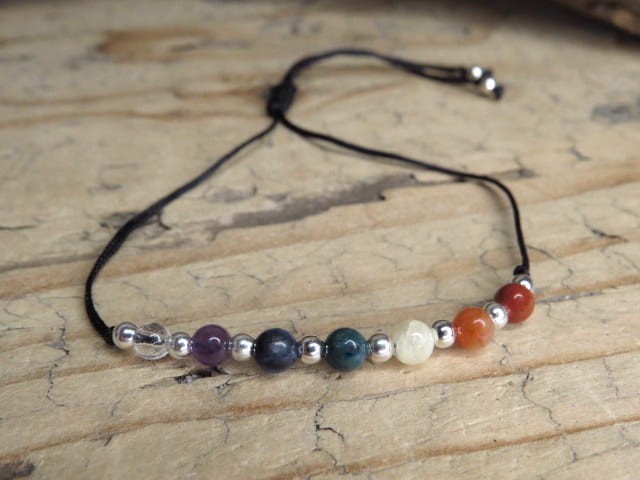 bransoletka minimalistyczna Siedem Czakr * 7 czakr * biżuteria czakralna