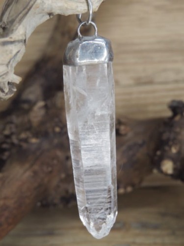 kryształ górski * wisior amulet ochronny