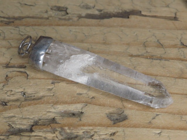 kryształ górski * wisior amulet ochronny