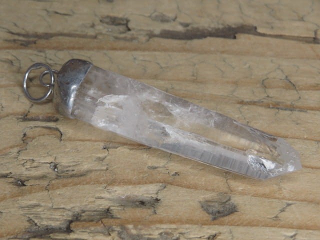 kryształ górski * wisior amulet ochronny