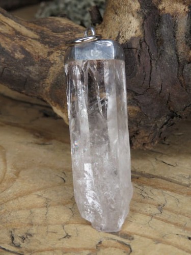 kryształ górski * wisior amulet ochronny