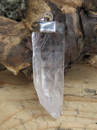 kryształ górski * wisior amulet ochronny